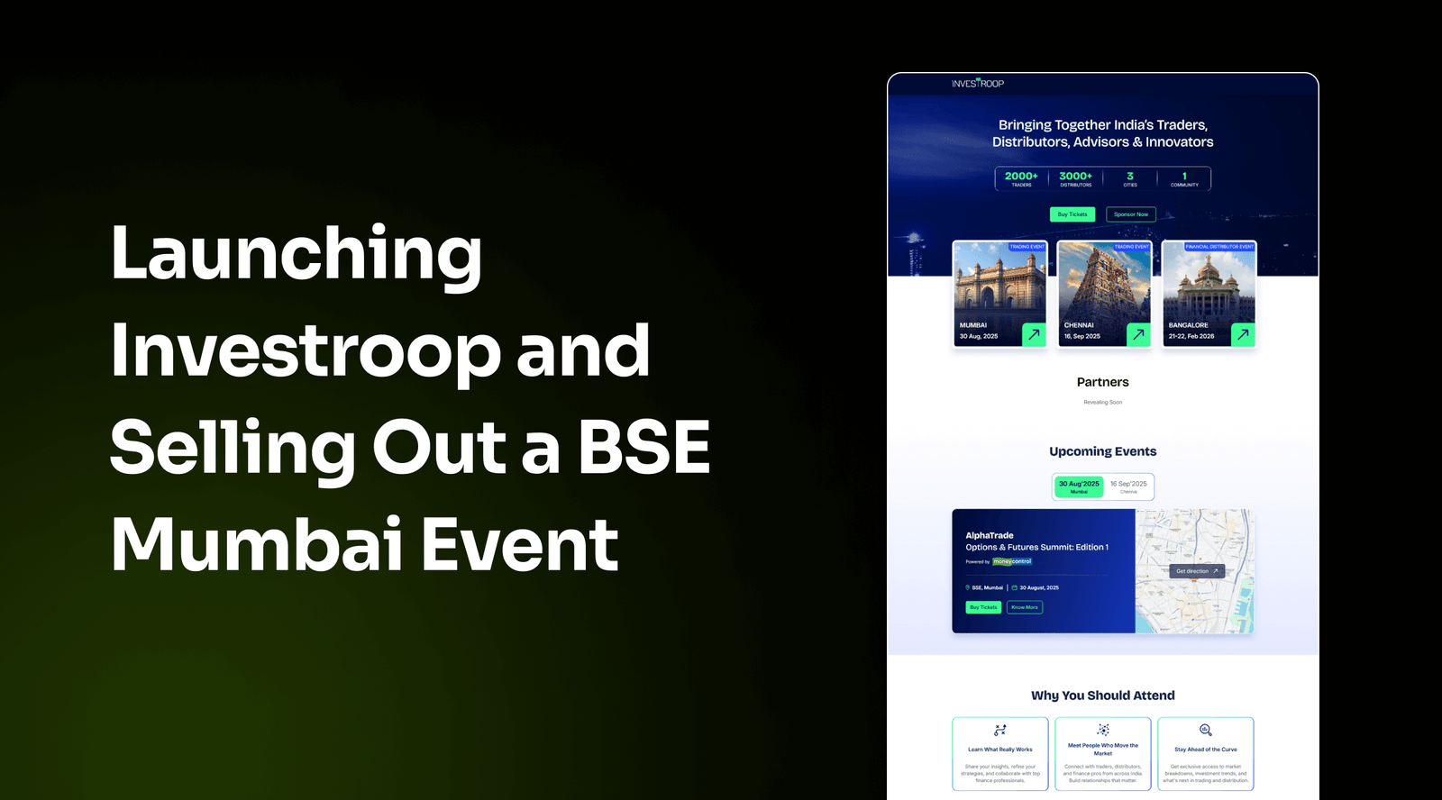 Investroop by Moneycontrol & Quantman: Community Digital Launch & Event Ticket Sales